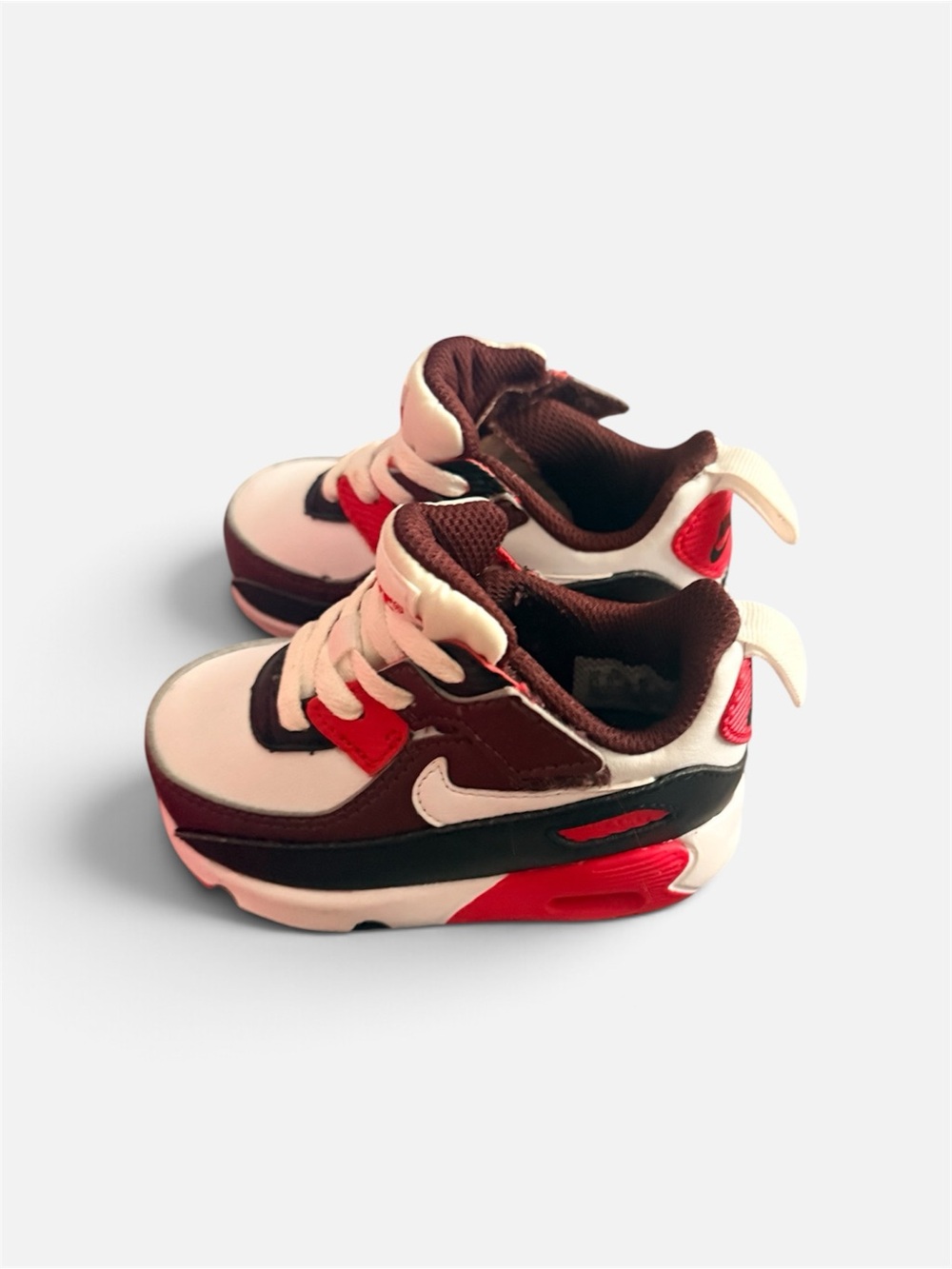 Nike Kids Sneakers in Red, Brown & White